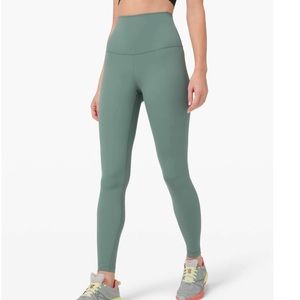 Lululemon Wunder Under High-Rise Tight 28" Tidewater Teal Luxtreme